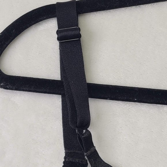 Wacoal Lace Underwire Bra 38DD 855186 Black Mesh & Lace Retro Chic Floral Charm - Picture 6 of 11